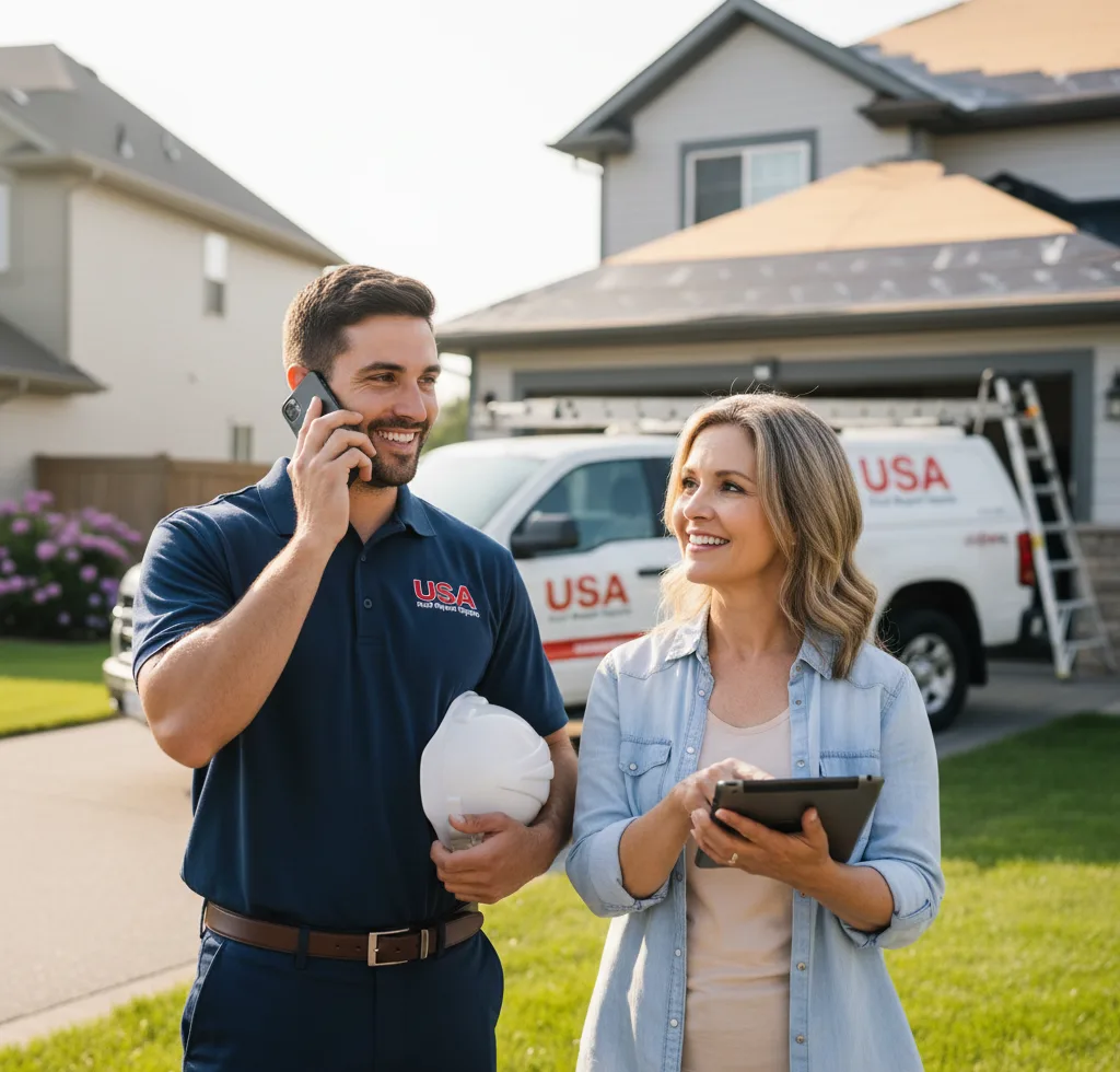 USA Roof Repair Experts customer support in Ravensdale